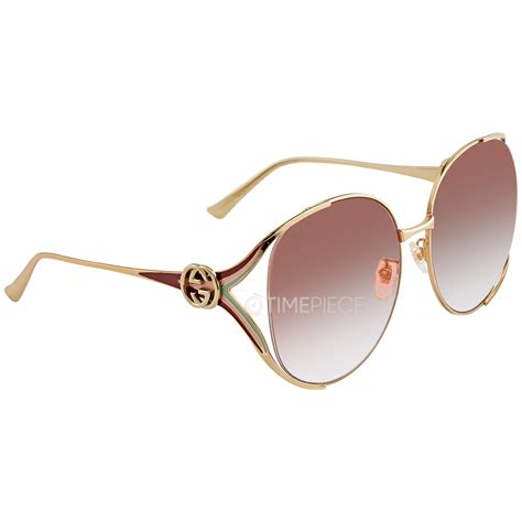 gucci gg0225s pink|Gucci GG0225 Pink Shaded Oversized Ladies Sunglasses .